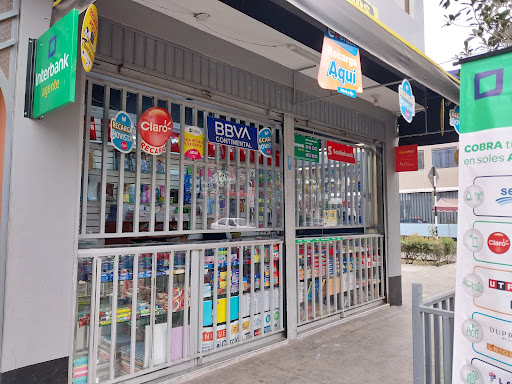Agente Bbva Interbank Scotiabank Crediscotia multired y kasnet, recarga lima pass y azulito